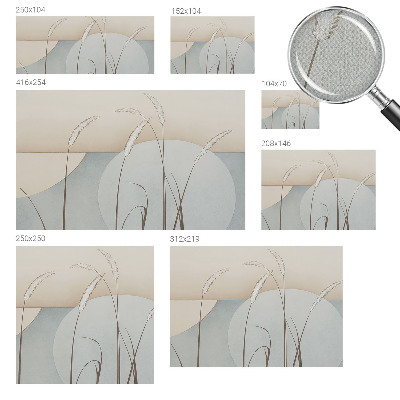 3D fototapetas sienoms su švelniais žolynų motyvais