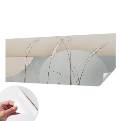 3D fototapetas sienoms su švelniais žolynų motyvais
