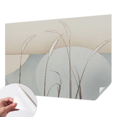 3D fototapetas sienoms su švelniais žolynų motyvais