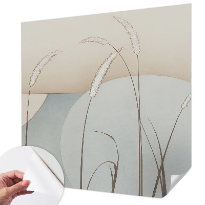 3D fototapetas sienoms su švelniais žolynų motyvais