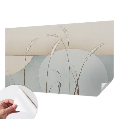 3D fototapetas sienoms su švelniais žolynų motyvais