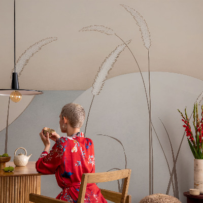 3D fototapetas sienoms Švelnūs žolynai