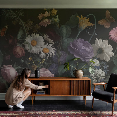 Fototapetas vaikams su gėlių motyvu elegantiškam kambariui