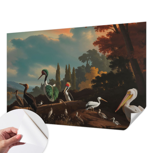 Fototapetas vaiko kambariui Maleriske fugle