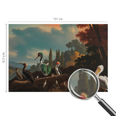 Fototapetas vaiko kambariui Maleriske fugle