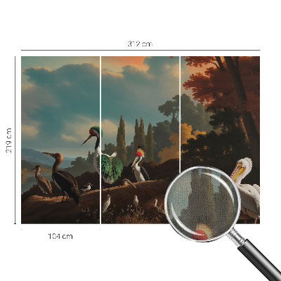 Fototapetas vaiko kambariui Maleriske fugle