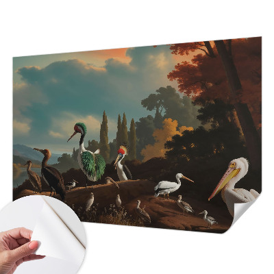 Fototapetas vaiko kambariui Maleriske fugle