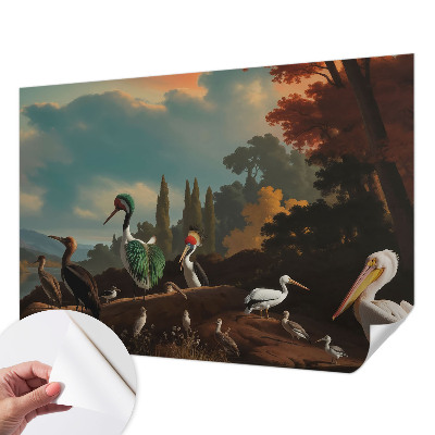 Fototapetas vaiko kambariui Maleriske fugle