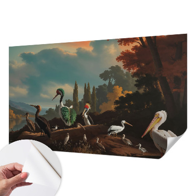 Fototapetas vaiko kambariui Maleriske fugle