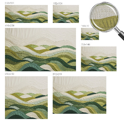 Savaime lipnus fototapetas Audinių kalvos