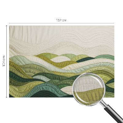 Savaime lipnus fototapetas Audinių kalvos