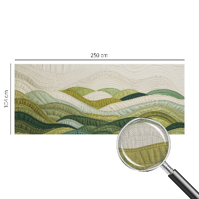 Savaime lipnus fototapetas Audinių kalvos