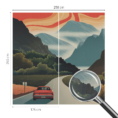 3D fototapetas Bjergeventyras