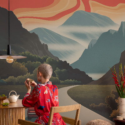 3D fototapetas Bjergeventyras