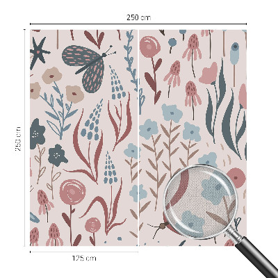 3D fototapetas sienoms Blomsterio vabzdys