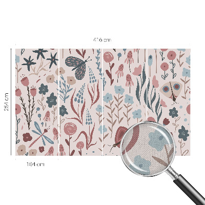 3D fototapetas sienoms Blomsterio vabzdys