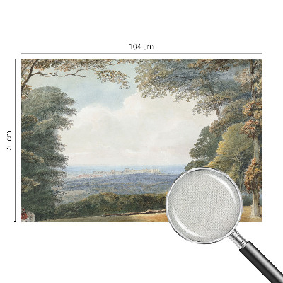 Fototapetas vaiko kambariui Skovklædt kraštovaizdžio