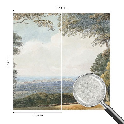 Fototapetas vaiko kambariui Skovklædt kraštovaizdžio