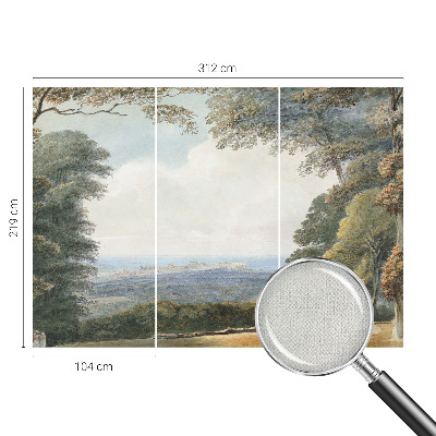 Fototapetas vaiko kambariui Skovklædt kraštovaizdžio