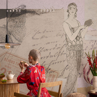 Fototapetas vaikams Nostalgijos koliažas