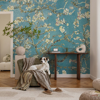 3D fototapetas sienoms Žalioji žiedadulkių