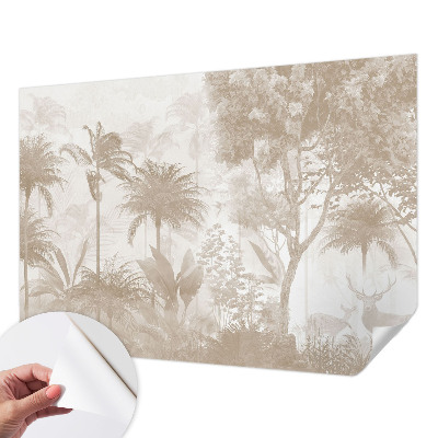 3D fototapetas su tropiniu kraštovaizdžiu