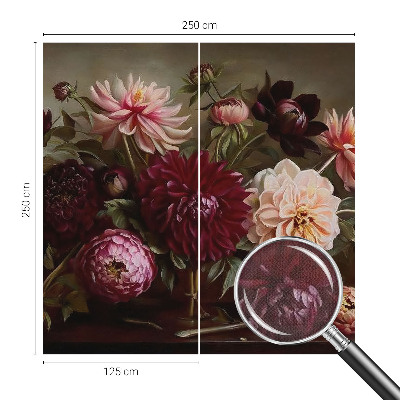 Savaime lipnus fototapetas su „Blomstermajestæt“ raštu