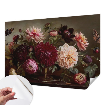 Savaime lipnus fototapetas su „Blomstermajestæt“ raštu