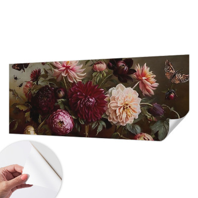 Savaime lipnus fototapetas su „Blomstermajestæt“ raštu