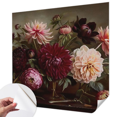 Savaime lipnus fototapetas su „Blomstermajestæt“ raštu