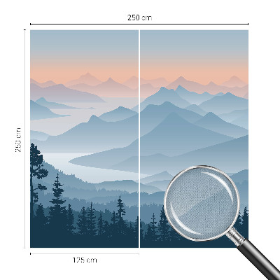 Tapetai su Bjergo panorama
