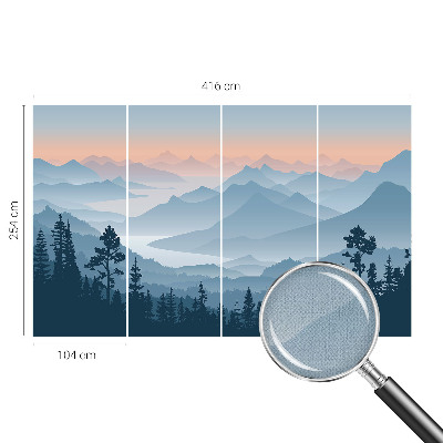 Tapetai su Bjergo panorama