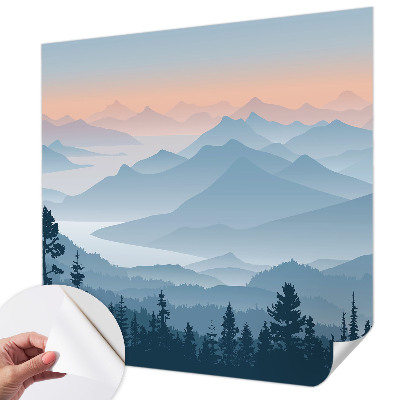 Tapetai su Bjergo panorama