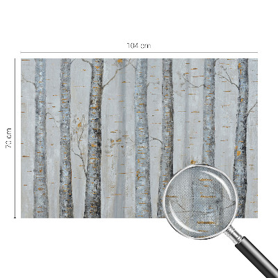 Fototapetai su beržų medžių motyvu