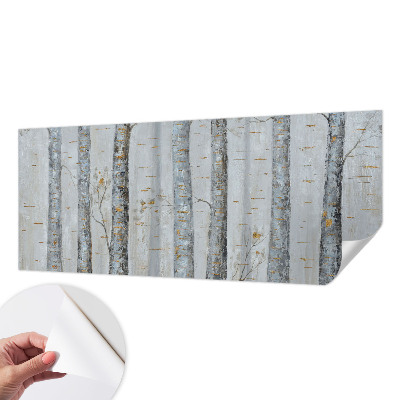 Fototapetai su beržų medžių motyvu