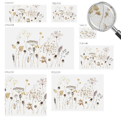 Savaime lipnus fototapetas Vilde bloomster