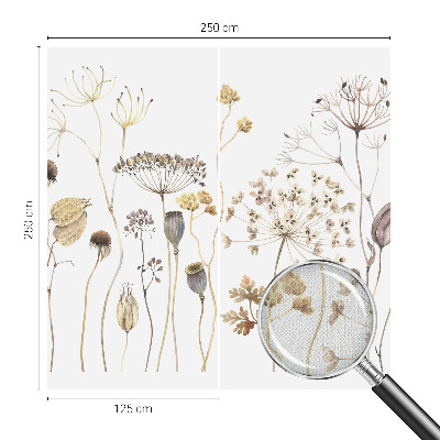 Savaime lipnus fototapetas Vilde bloomster