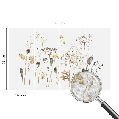 Savaime lipnus fototapetas Vilde bloomster