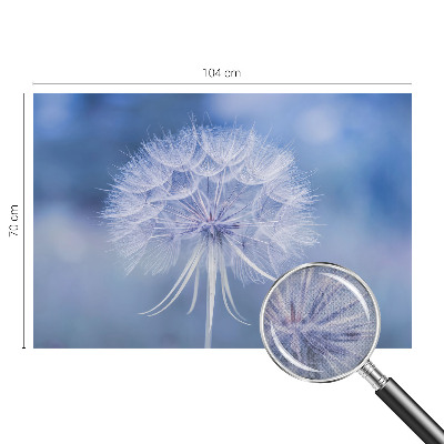 3D fototapetas su mėlynu delikateso motyvu