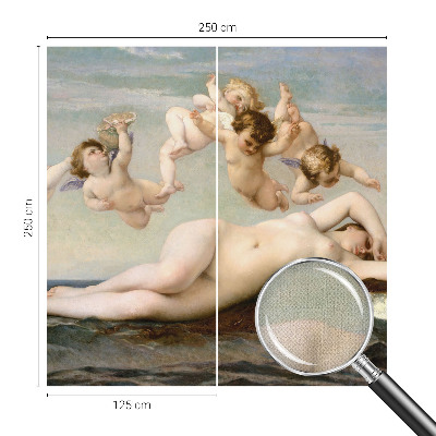 Savaime lipnus fototapetas su miško scena