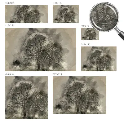 Fototapetai su mistinių medžių motyvu