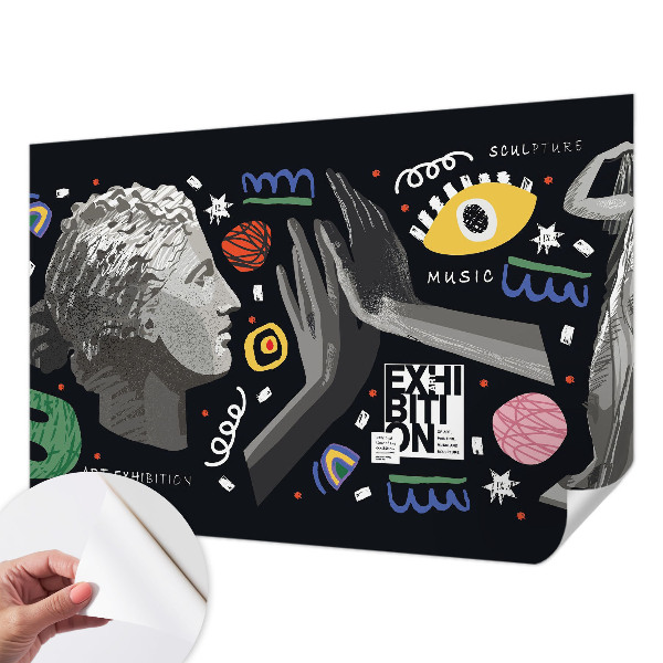 Savaime lipnus fototapetas Spalvingas išpūtimas