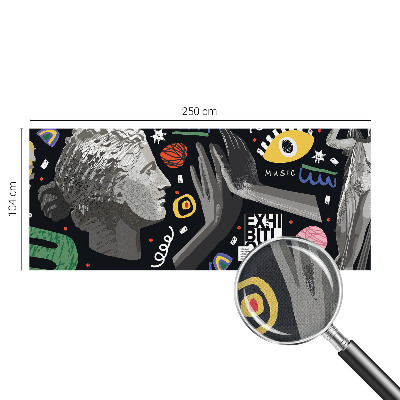 Savaime lipnus fototapetas Spalvingas išpūtimas