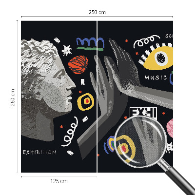 Savaime lipnus fototapetas Spalvingas išpūtimas