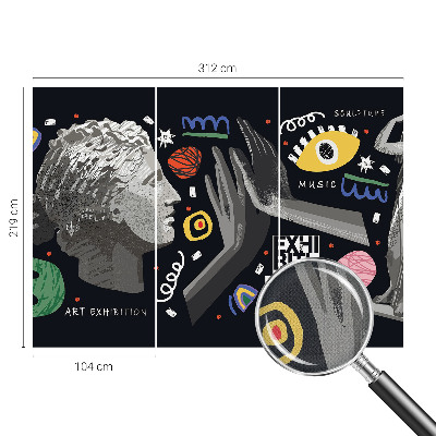 Savaime lipnus fototapetas Spalvingas išpūtimas
