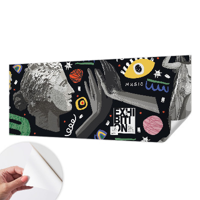 Savaime lipnus fototapetas Spalvingas išpūtimas