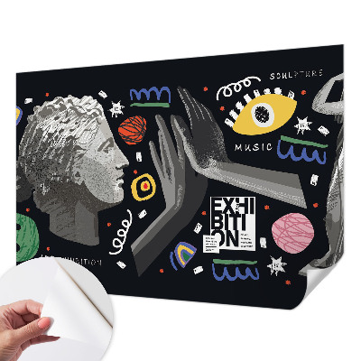 Savaime lipnus fototapetas Spalvingas išpūtimas