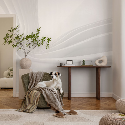 Savaime lipnus fototapetas Bølgede linjer