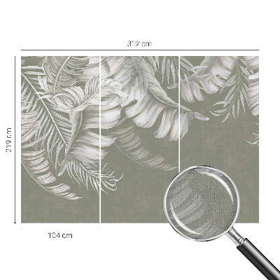 3D fototapetas sienoms Subtilus blyškus