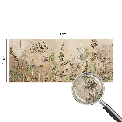 3D fototapetas su Rustikke Bloomster raštu